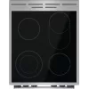 Gorenje GECS5C70XA cooker Freestanding cooker Electric Ceramic hob Stainless steel