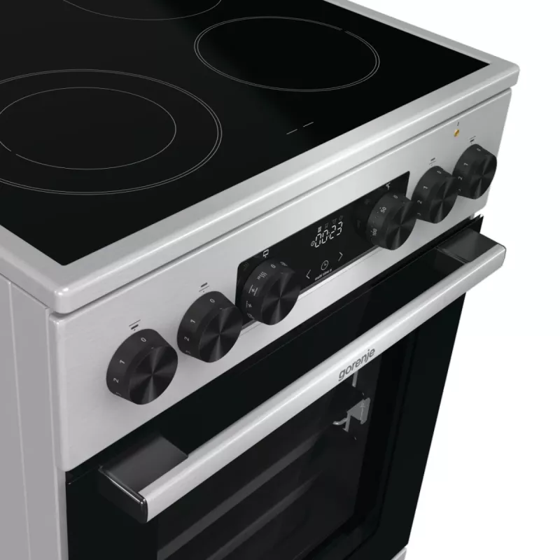 Gorenje GECS5C70XA cooker Freestanding cooker Electric Ceramic hob Stainless steel