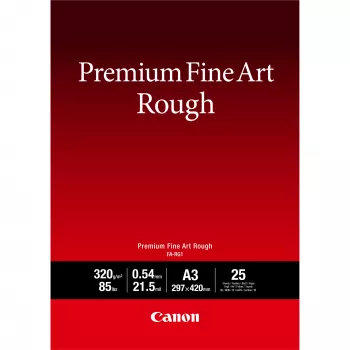 Canon FA-RG1 Premium Fine Art Rough Paper, A3, 25 sheets, 320 g/m², A3, 25 sheets, 540 µm