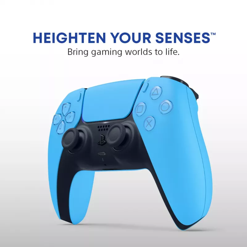 Gamepad Sony DualSense v3 Blue — Bluetooth/USB, USB-C, built-in battery, PlayStation 5 compatible