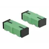 Optical Fiber Coupler SC Simplex female to SC Simplex female 4 pieces DeLOCK 85923