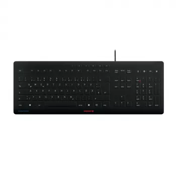 Keyboard CHERRY Stream JK-8502DE-2 USB QWERTZ German Black Wired 115 keys