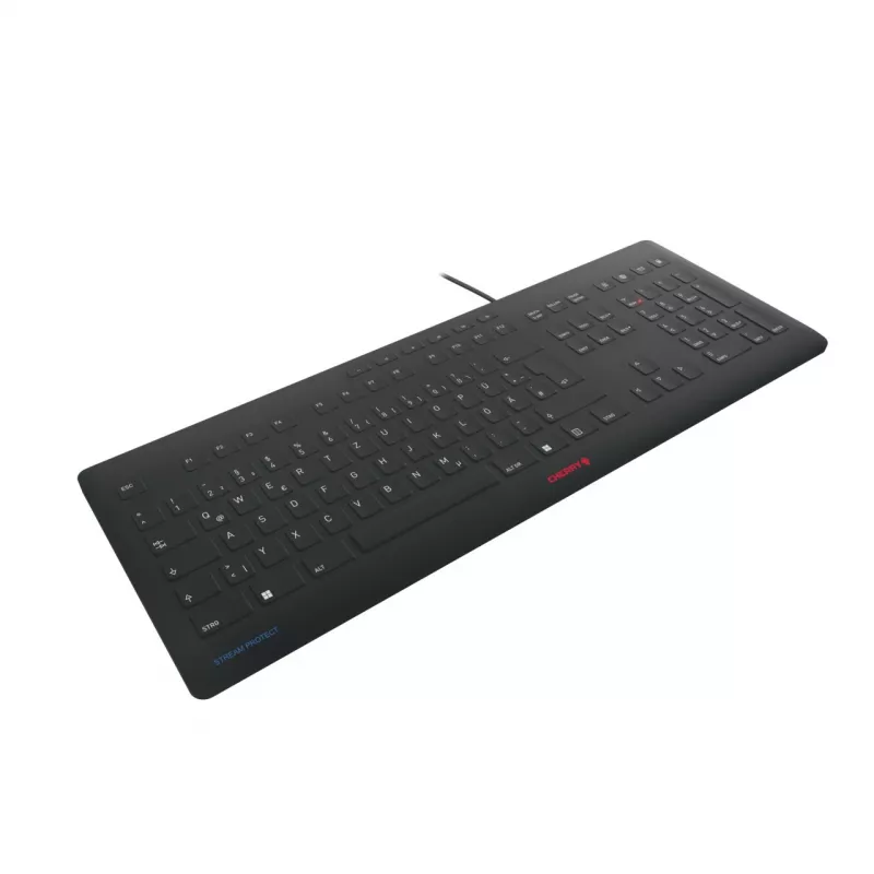 Keyboard CHERRY Stream JK-8502DE-2 USB QWERTZ German Black Wired 115 keys