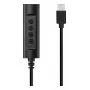 Sandberg Headset USB-C Controller, 1.5m, Controller, 25 g, Black