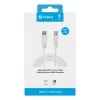 Sandberg USB 3.0 A-B Cable 1.8 m, 1.8 m, USB A, USB B, USB 3.2 Gen 1 (3.1 Gen 1), 5 Gbit/s, White