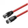 Microconnect MC-SFTP801R networking cable Red 1 m Cat8.1 S/FTP (S-STP)