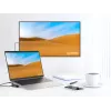 Manhattan USB-C Dock/Hub with Card Reader and MST, Ports (x7): Ethernet, HDMI (x2 4k@60Hz), USB-A (x3) and USB-C, with Power Delivery (PD) 100W- requires external USB-C charger (not included). USB powered (no external power supply required) when PD is not in use