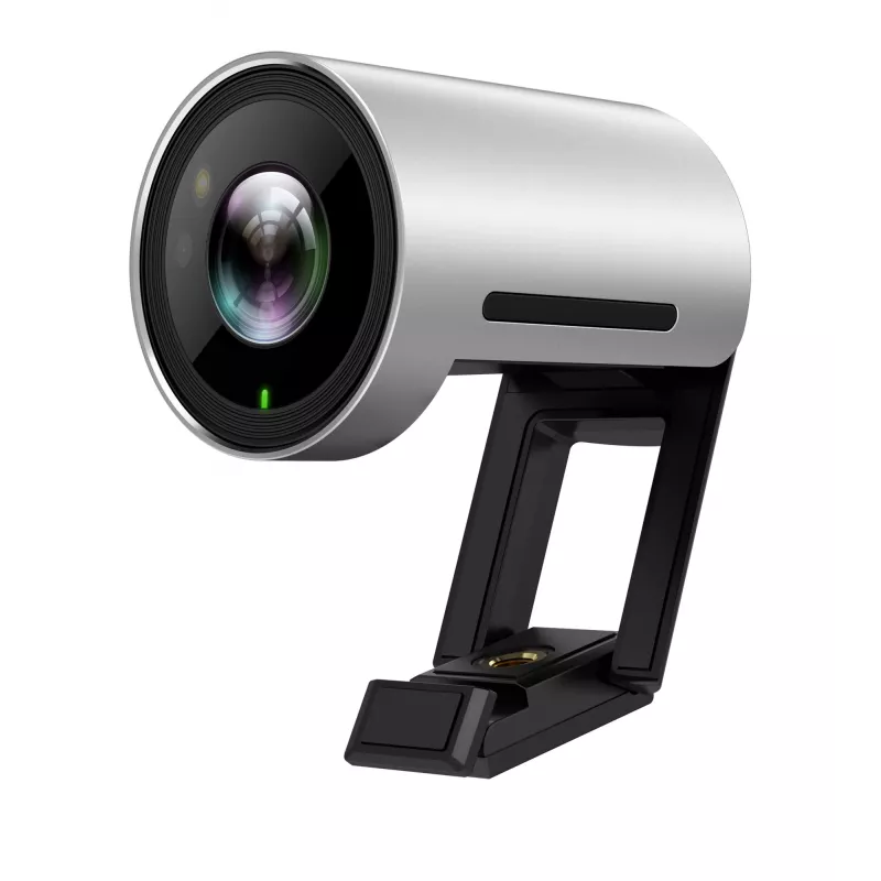 Webcam Yealink UVC30 Ultra HD 4K for PC — 8.51 MP, 3840×2160, USB 3.2 Gen 1, clip mount, black/silver