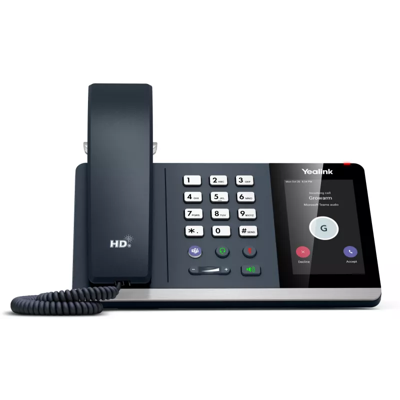 IP Phone Yealink MP54 Microsoft Teams Edition Wired Handset Android