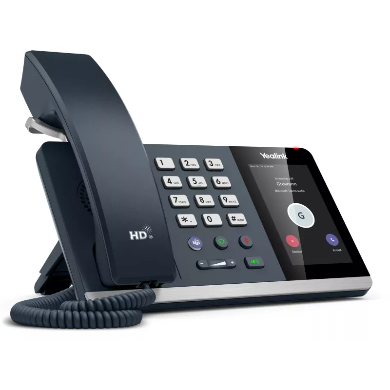 IP Phone Yealink MP54 Microsoft Teams Edition Wired Handset Android