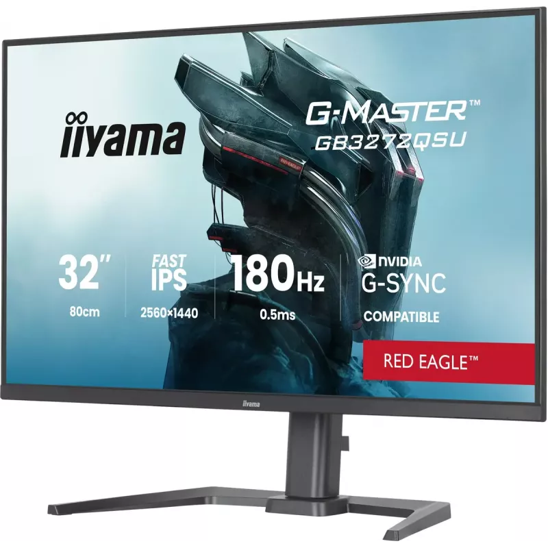 iiyama G-MASTER GB3272QSU-B1 computer monitor 80 cm (31.5 inch) 2560 x 1440 pixels Quad HD LED Black