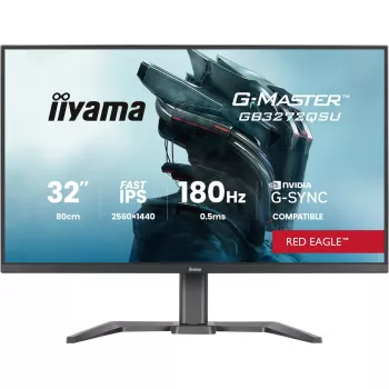 iiyama G-MASTER GB3272QSU-B1 computer monitor 80 cm (31.5 inch) 2560 x 1440 pixels Quad HD LED Black