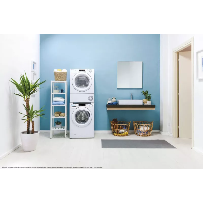 Candy Smart Pro CSOE H9A2TE-S tumble dryer Freestanding Front-load 9 kg White
