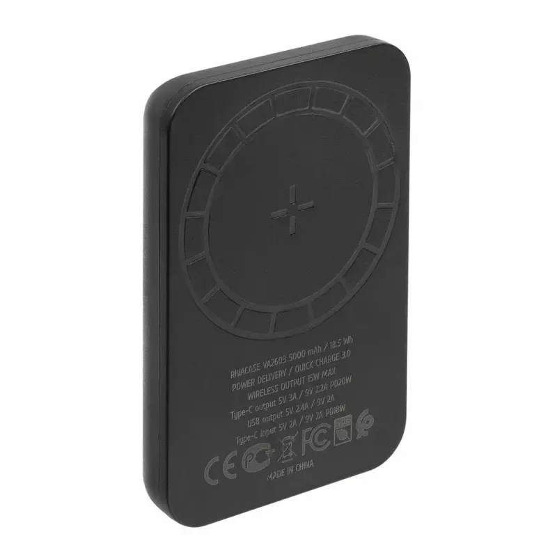 Power Bank Rivacase 5000 mAh USB Type-A USB Type-C VA2603