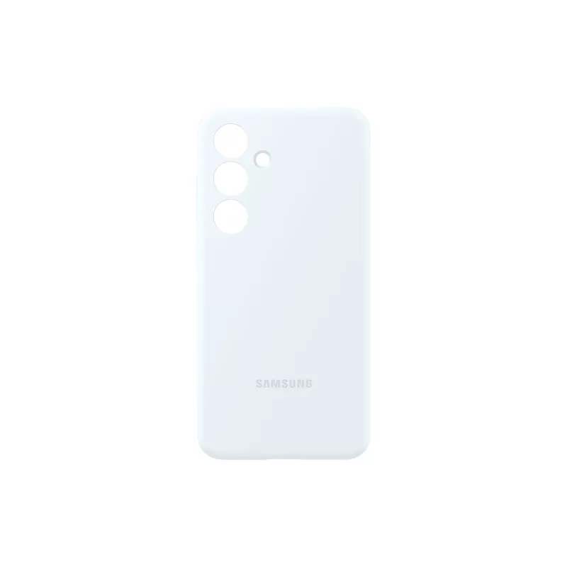 Smartphone silicone cover Samsung Galaxy S24 — White, for 6.2 inch screens