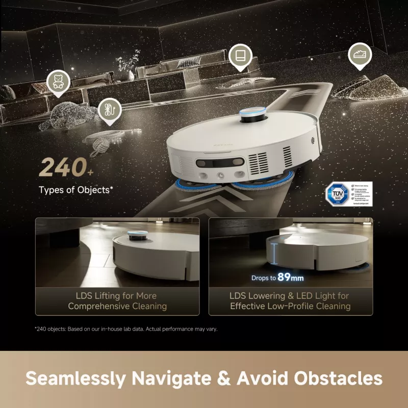 Robot vacuum cleaner Dreame Matrix 10 Ultra white