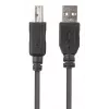 USB 2.0 cable LANBERG CA-USBA-15CU-0030-BK, USB A to USB B, 3 m, black