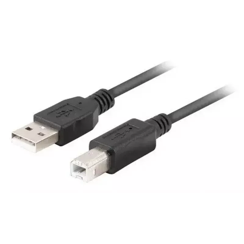 USB 2.0 cable LANBERG CA-USBA-15CU-0030-BK, USB A to USB B, 3 m, black