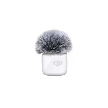 Wireless bodypack microphone transmitter DJI CP.RN.00000430.01 — 100–20000 Hz, 3.87 V battery, up to 11.5 h, white, 26.1×26.6×16 mm
