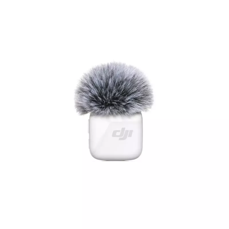 Wireless bodypack microphone transmitter DJI CP.RN.00000430.01 — 100–20000 Hz, 3.87 V battery, up to 11.5 h, white, 26.1×26.6×16 mm