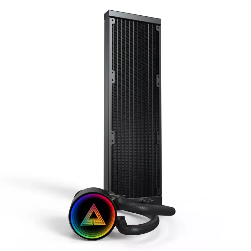 Montech LightFlow ARGB 360 Processor All-in-one liquid cooler 12 cm Black 1 pc(s)