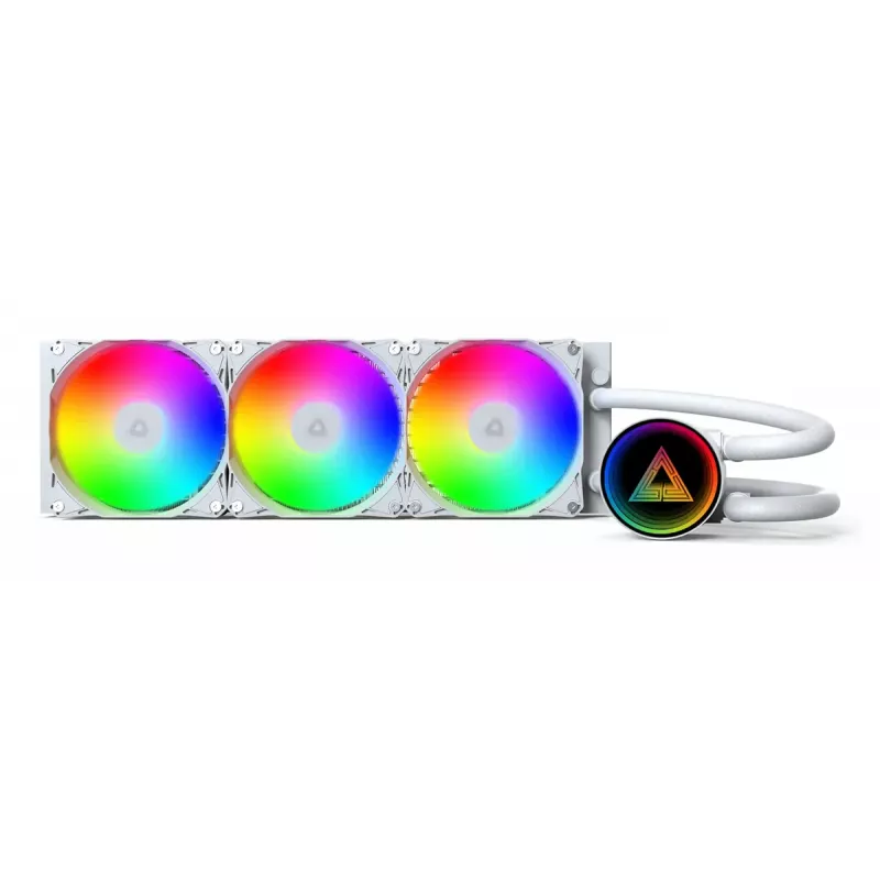 Montech LightFlow ARGB 360 Processor All-in-one liquid cooler 12 cm White 1 pc(s)