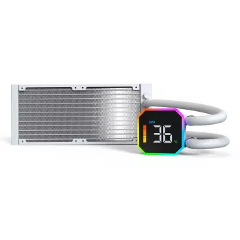 Montech HyperFlow Digital 240 Processor All-in-one liquid cooler 12 cm White 1 pc(s)