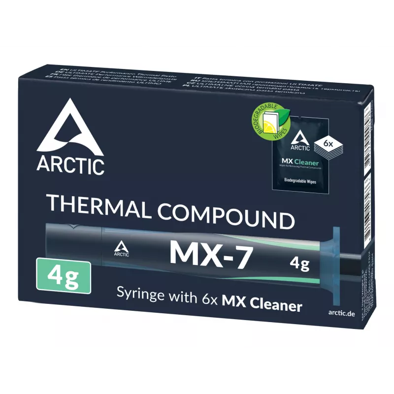 Thermal paste Arctic MX-7 heat sink compound, high-performance thermal interface material