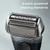 Braun Series 8 8513s Wet & Dry shaver with charging stand and travel case, fjord grey