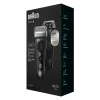 Braun Series 8 8513s Wet & Dry shaver with charging stand and travel case, fjord grey