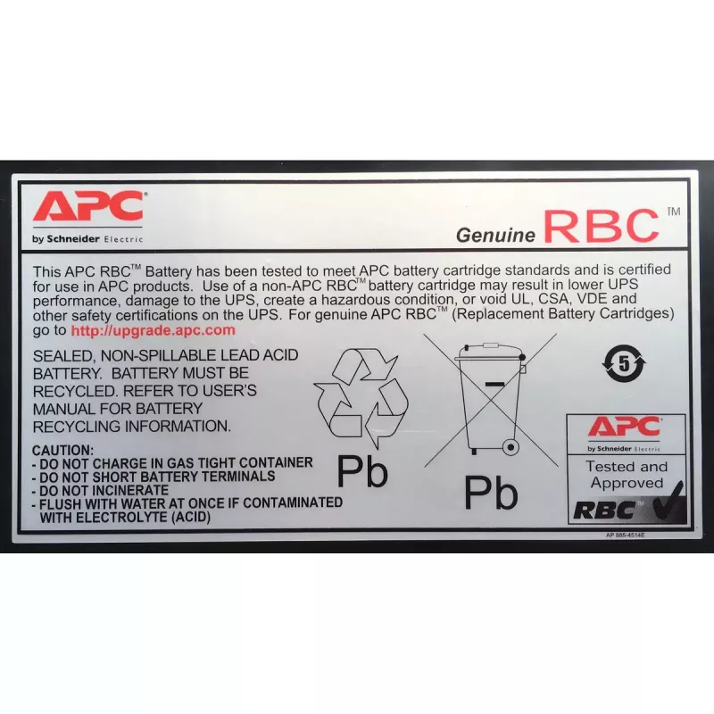 APC Battery Replacement Cartridge RBC27 (OEM)