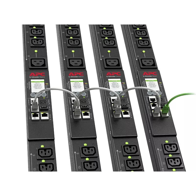 APC APDU9981EU3 power distribution unit (PDU) 24 AC outlet(s) 0U Black