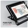 Axagon STND-LAB Aluminum stand for laptops size 10 inch–17.3 inch. Eight adjustable height and angle. Black version.