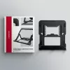 Axagon STND-LAB Aluminum stand for laptops size 10 inch–17.3 inch. Eight adjustable height and angle. Black version.