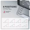 Axagon STND-LAG Aluminum stand for laptops size 10 inch–17.3 inch. Eight adjustable height and angle. Grey version.