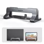 Axagon STND-VG Aluminum stand for vertical insertion of laptops 10 inch–17.3 inch. Adjustable slot width 9.5–25.5 mm. Grey version.