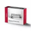 Axagon STND-VG Aluminum stand for vertical insertion of laptops 10 inch–17.3 inch. Adjustable slot width 9.5–25.5 mm. Grey version.