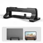 Axagon STND-VB Aluminum stand for vertical insertion of laptops sized 10 inch–17.3 inch. Adjustable slot width 9.5–25.5 mm. Black version.