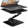 Laptop stand AXAGON STND-LRB — aluminium, 360° rotation, for 10 inch–17.3 inch, adjustable height up to 26 cm, tilt 0–180°, black