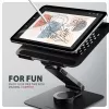 Laptop stand AXAGON STND-LRB — aluminium, 360° rotation, for 10 inch–17.3 inch, adjustable height up to 26 cm, tilt 0–180°, black