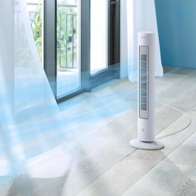 Household tower fan Philips 5000 series White CX5535/00