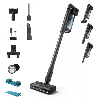 Philips XC7163/01 stick vacuum/electric broom 2-in-1 stick vacuum Battery Dry&wet Bagless 0.6 L Blue