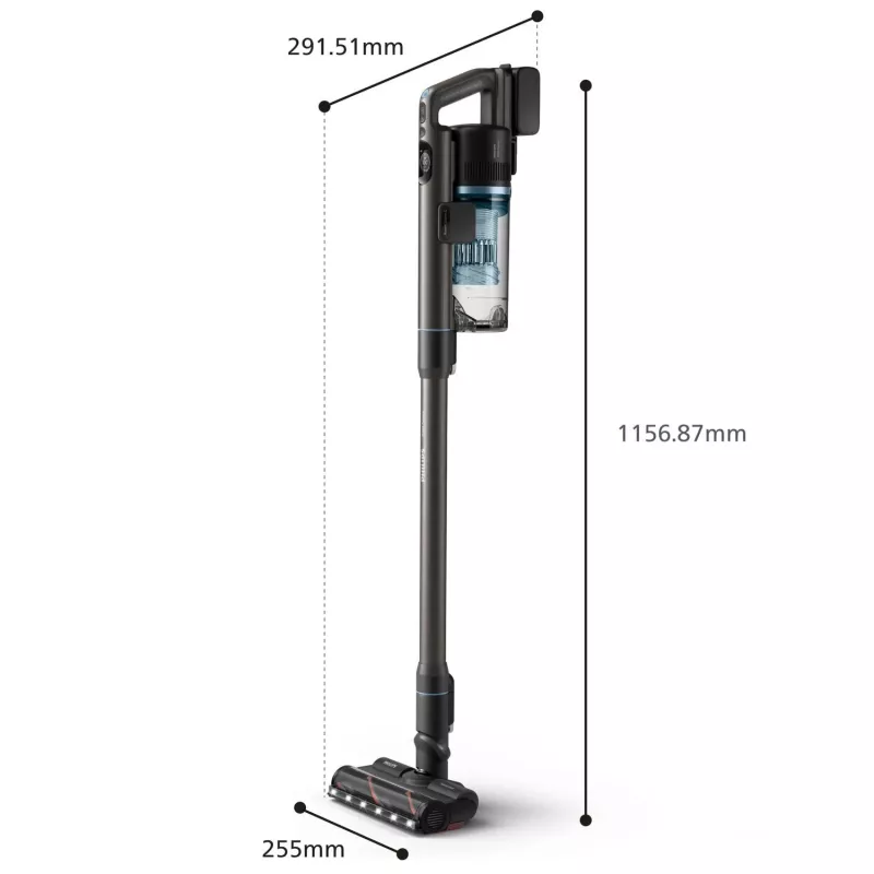 Philips XC7163/01 stick vacuum/electric broom 2-in-1 stick vacuum Battery Dry&wet Bagless 0.6 L Blue