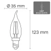 LED bulb VISIONAL VS-B-7 6W, 840 lm, 3000K