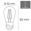 LED bulb VISIONAL VS-B-20 1W 100 lm 3000K, energy class F