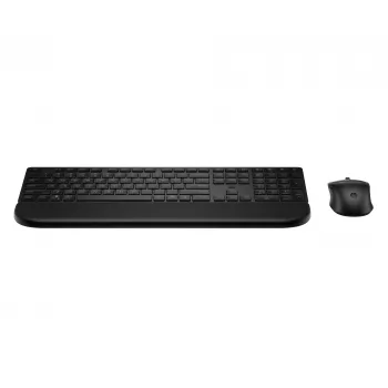 Keyboard and mouse combo HP Multi-device USB/Bluetooth PR585C with wrist rest, black, mouse included