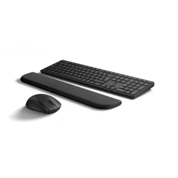 Keyboard and mouse combo HP Multi-device USB/Bluetooth PR585C with wrist rest, black, mouse included