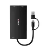 Lindy 43430 video cable adapter 0.11 m USB Type-C 2 x HDMI Black