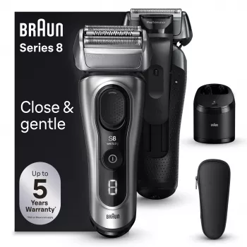 Electric shaver BRAUN Series 8 8567cc System wet & dry with charging/cleaning station