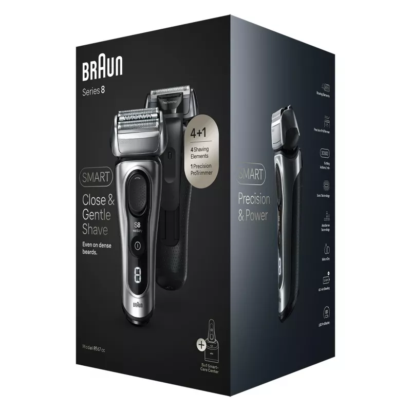 Electric shaver BRAUN Series 8 8567cc System wet & dry with charging/cleaning station